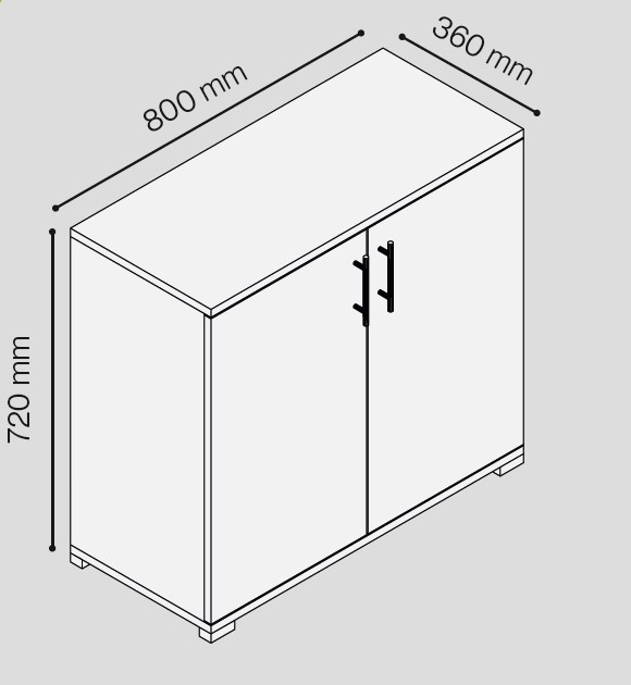 SCHRANK MIT TÜREN