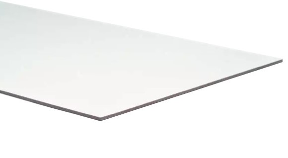 HARTFASERPLATTE WEISS
